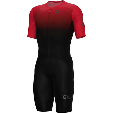 ALE R-EV1 BAD Short-Sleeved Skinsuit Black/Red 2023 0